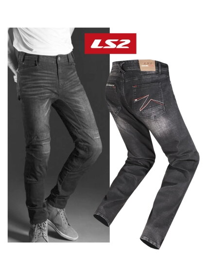 LS2 DAKOTA MAN JEANS BLACK 3 LS2 DAKOTA MAN JEANS BLACK 3