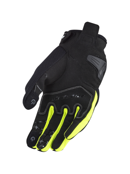 LS2 DART 2 MAN GLOVES BLACK H-V YELLOW 1