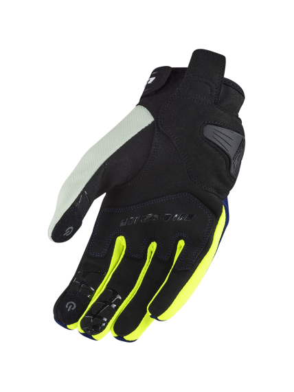 LS2 DART 2 MAN GLOVES BLUE H-V YELLOW 1
