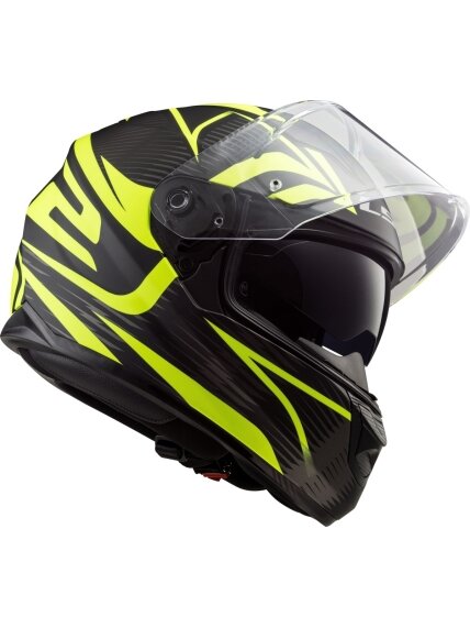 LS2 FF320 STREAM EVO JINK MATT BLACK YELLOW 8 LS2 FF320 STREAM EVO JINK MATT BLACK YELLOW 8