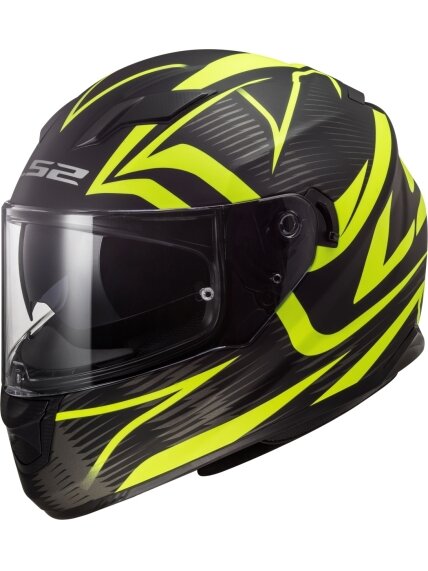 LS2 FF320 STREAM EVO JINK MATT BLACK YELLOW