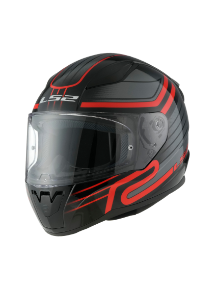 LS2 FF353 RAPID II CIRCUIT BLACK RED-06 LS2 FF353 RAPID II CIRCUIT BLACK RED-06