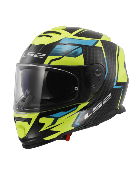 LS2 FF800 STORM II TRACKER BLACK H-V YELLOW-06 LS2 FF800 STORM II TRACKER BLACK H-V YELLOW-06