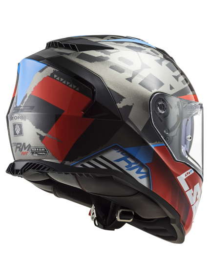 LS2 FF800 Storm SPRINTER Black Red Titanium 4 LS2 FF800 Storm SPRINTER Black Red Titanium 4