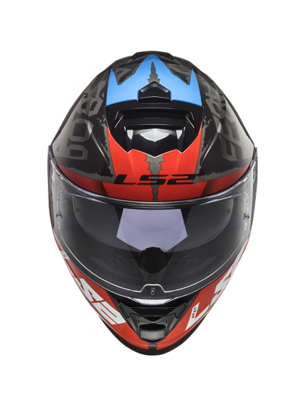 LS2 FF800 Storm SPRINTER Black Red Titanium 6