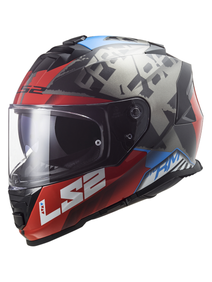 LS2 FF800 Storm SPRINTER Black Red Titanium