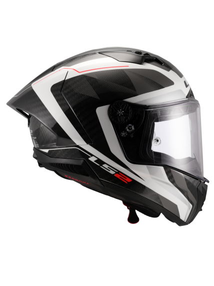 LS2 FF805 THUNDER GP AERO RAUTE WHITE GREY-06 6 LS2 FF805 THUNDER GP AERO RAUTE WHITE GREY-06 6