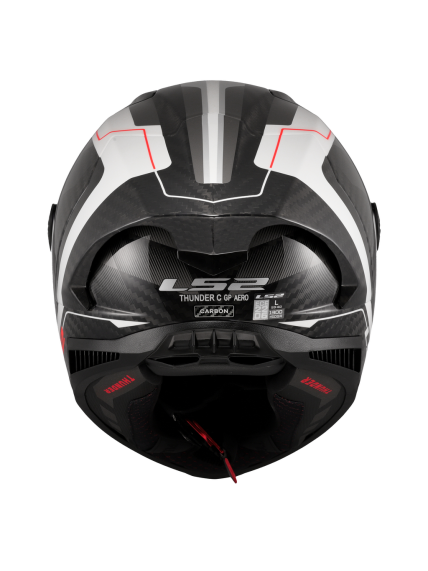 LS2 FF805 THUNDER GP AERO RAUTE WHITE GREY-06 4