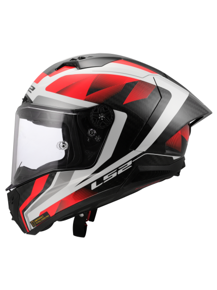 LS2 FF805 THUNDER GP AERO RAUTE WHITE RED-06 5