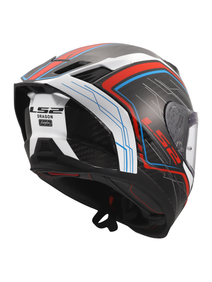 LS2 FF807 DRAGON SUBIC WHITE BLUE RED 8 LS2 FF807 DRAGON SUBIC WHITE BLUE RED 8