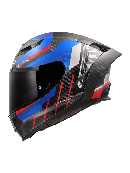 LS2 FF807 DRAGON TRAX BLUE RED 3 LS2 FF807 DRAGON TRAX BLUE RED 3