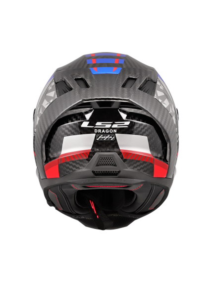LS2 FF807 DRAGON TRAX BLUE RED 4