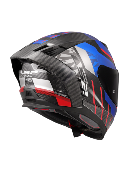 LS2 FF807 DRAGON TRAX BLUE RED 5