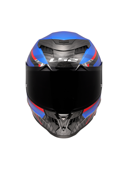 LS2 FF807 DRAGON TRAX BLUE RED 6