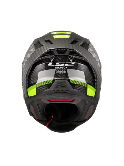 LS2 FF807 DRAGON TRAX H-VIS YELLOW 4