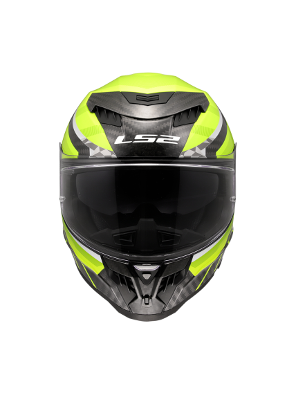 LS2 FF807 DRAGON TRAX H-VIS YELLOW 6