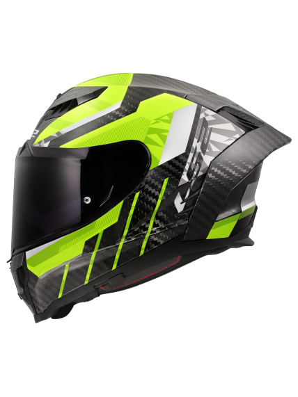 LS2 FF807 DRAGON TRAX H-VIS YELLOW 1