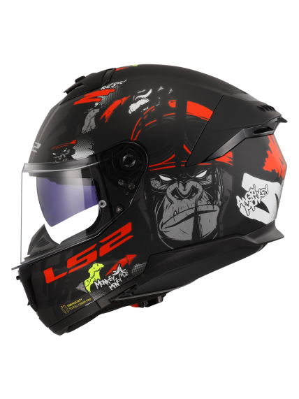 LS2 FF808 STREAM II ANGRY MONKEY M.BLACK RED-06 1 LS2 FF808 STREAM II ANGRY MONKEY M.BLACK RED-06 1