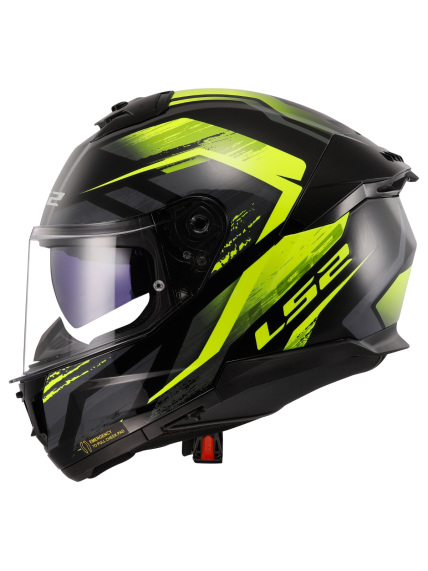 LS2 FF808 STREAM II FURY BLACK H-V YELLOW-06 1 LS2 FF808 STREAM II FURY BLACK H-V YELLOW-06 1