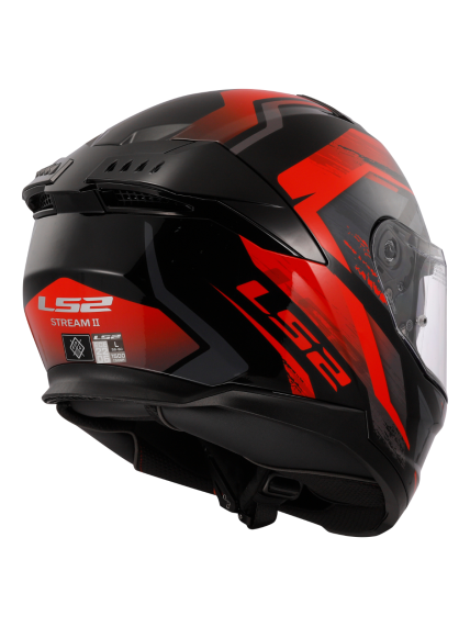 LS2 FF808 STREAM II FURY BLACK RED-06 3