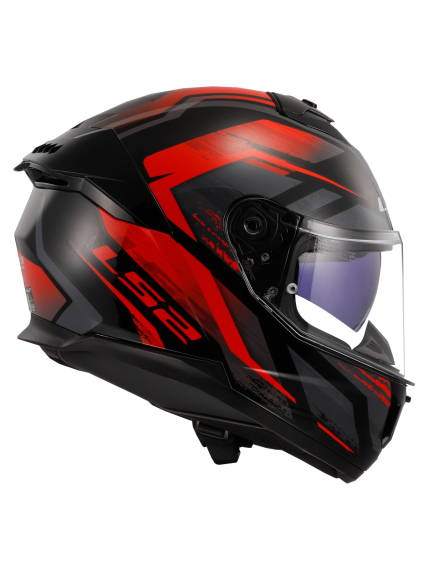LS2 FF808 STREAM II FURY BLACK RED-06 4