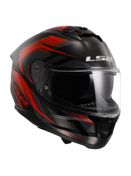 LS2 FF808 STREAM II FURY BLACK RED-06 5
