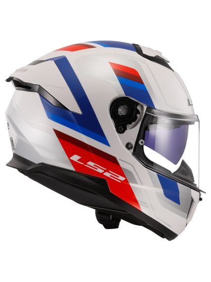 LS2 FF808 STREAM II VINTAGE WHITE BLUE RED-06 5