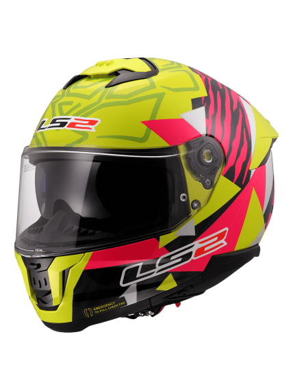 LS2 FF808 STREAM II TIGER H-V YELLOW PINK-06