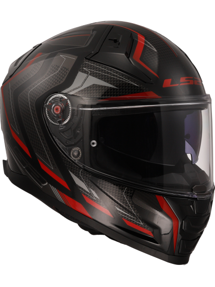 LS2 FF811 VECTOR II ALIZER BLACK RED-06 6 LS2 FF811 VECTOR II ALIZER BLACK RED-06 6