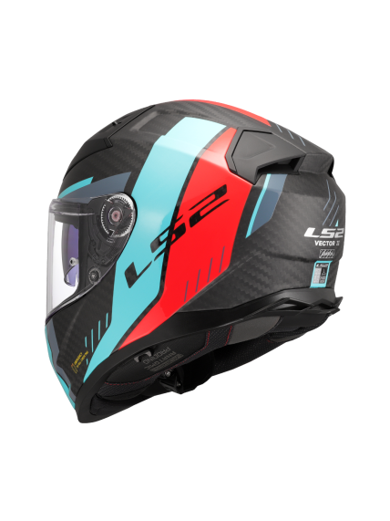 LS2 FF811 VECTOR II C GRID RED CYAN-06 6