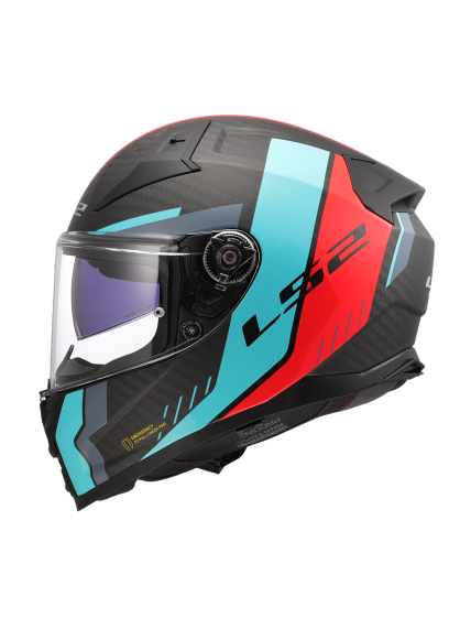 LS2 FF811 VECTOR II C GRID RED CYAN-06 5 LS2 FF811 VECTOR II C GRID RED CYAN-06 5