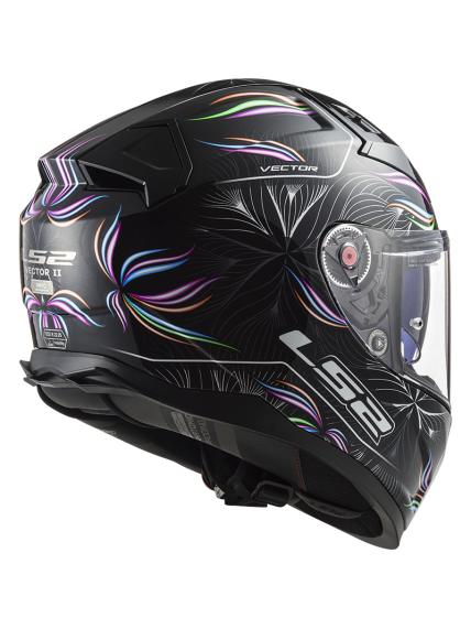 LS2 FF811 VECTOR II TROPICAL BLACK WHITE-06 3 LS2 FF811 VECTOR II TROPICAL BLACK WHITE-06 3