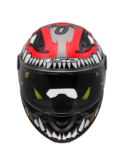 LS2 FF812 KID PUNK GREY RED S 3