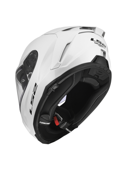 LS2 FF817 CHALLENGER II SOLID WHITE 9