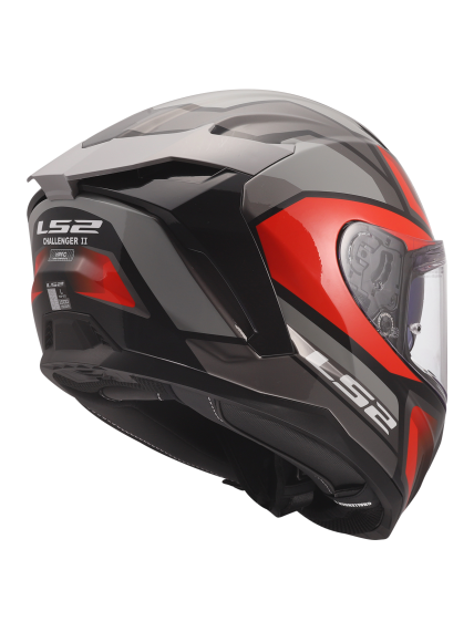 LS2 FF817 CHALLENGER II VIPER GREY RED 7 LS2 FF817 CHALLENGER II VIPER GREY RED 7