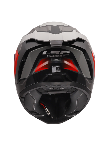 LS2 FF817 CHALLENGER II VIPER GREY RED 8 LS2 FF817 CHALLENGER II VIPER GREY RED 8