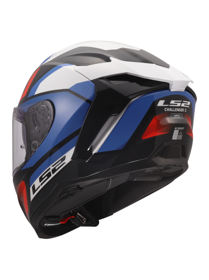 LS2 FF817 CHALLENGER II VIPER WHITE BLUE RED 10 LS2 FF817 CHALLENGER II VIPER WHITE BLUE RED 10