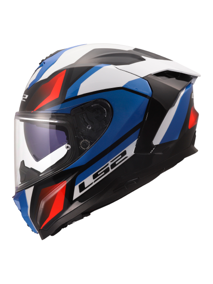 LS2 FF817 CHALLENGER II VIPER WHITE BLUE RED 6 LS2 FF817 CHALLENGER II VIPER WHITE BLUE RED 6