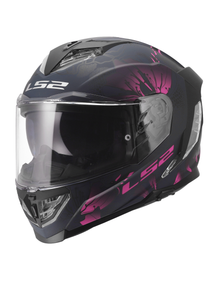 LS2 FF818 STORM III BURST BLACK PINK 1 LS2 FF818 STORM III BURST BLACK PINK 1