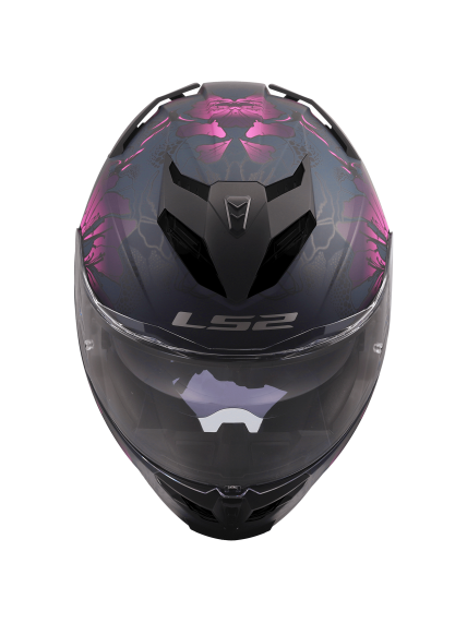 LS2 FF818 STORM III BURST BLACK PINK 9 LS2 FF818 STORM III BURST BLACK PINK 9