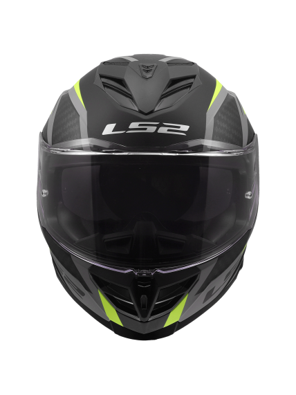 LS2 FF818 STORM III DYNAMO BLACK H-V YELLOW 7 LS2 FF818 STORM III DYNAMO BLACK H-V YELLOW 7