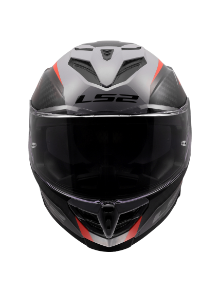 LS2 FF818 STORM III DYNAMO GREY RED 6 LS2 FF818 STORM III DYNAMO GREY RED 6