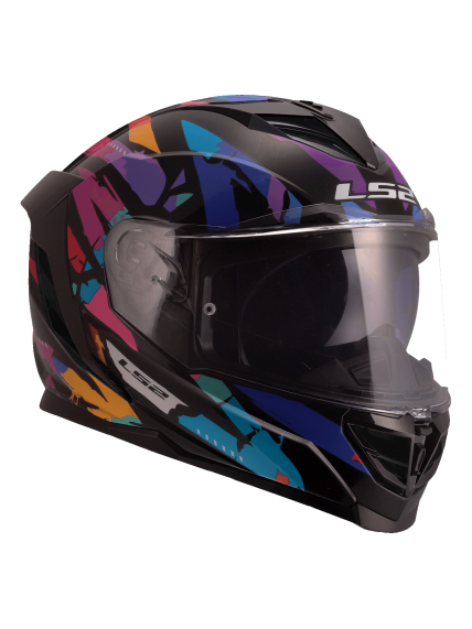 LS2 FF818 STORM III KAOS BLACK PURPLE BLUE 4 LS2 FF818 STORM III KAOS BLACK PURPLE BLUE 4