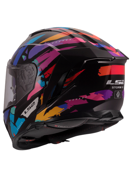 LS2 FF818 STORM III KAOS BLACK PURPLE BLUE 7 LS2 FF818 STORM III KAOS BLACK PURPLE BLUE 7