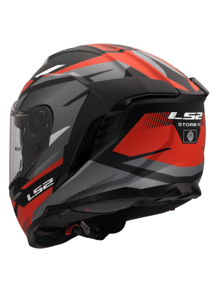 LS2 FF818 STORM III KOMAI BLACK RED 7