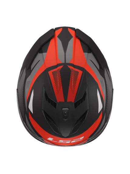 LS2 FF818 STORM III KOMAI BLACK RED 9 LS2 FF818 STORM III KOMAI BLACK RED 9