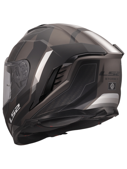 LS2 FF818 STORM III SPORTY BLACK GREY 3