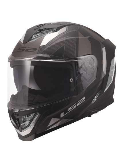 LS2 FF818 STORM III SPORTY BLACK GREY