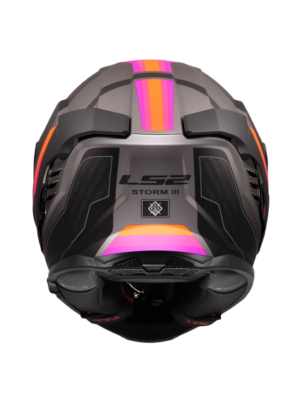 LS2 FF818 STORM III SPORTY GREY PURPLE 1