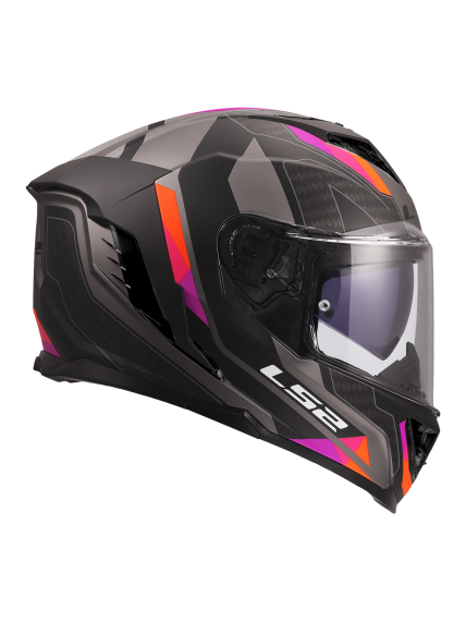 LS2 FF818 STORM III SPORTY GREY PURPLE 2 LS2 FF818 STORM III SPORTY GREY PURPLE 2